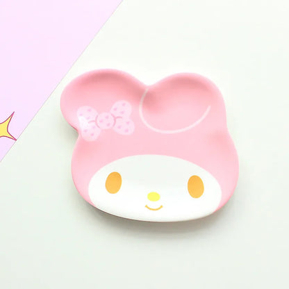 Sanrio and Disney Cartoon Animal Ceramic Snack Plate