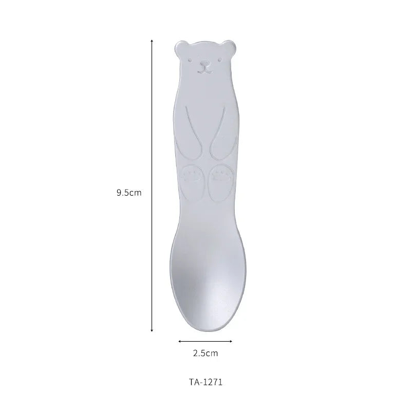 TaiDaMi Arctic Animal Aluminum Ice Cream Spoon