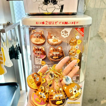 Capsule Foundation Doraneko Bread Mascot Keychain