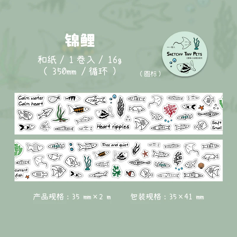 Ketgirl Sketchy Pet Sticker Roll