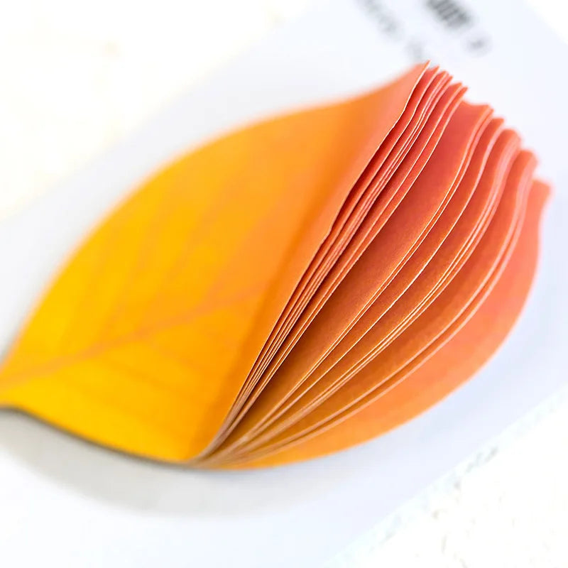 25 Sheet Die-Cut Leaf Memo Pad