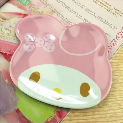Sanrio and Disney Cartoon Animal Ceramic Snack Plate