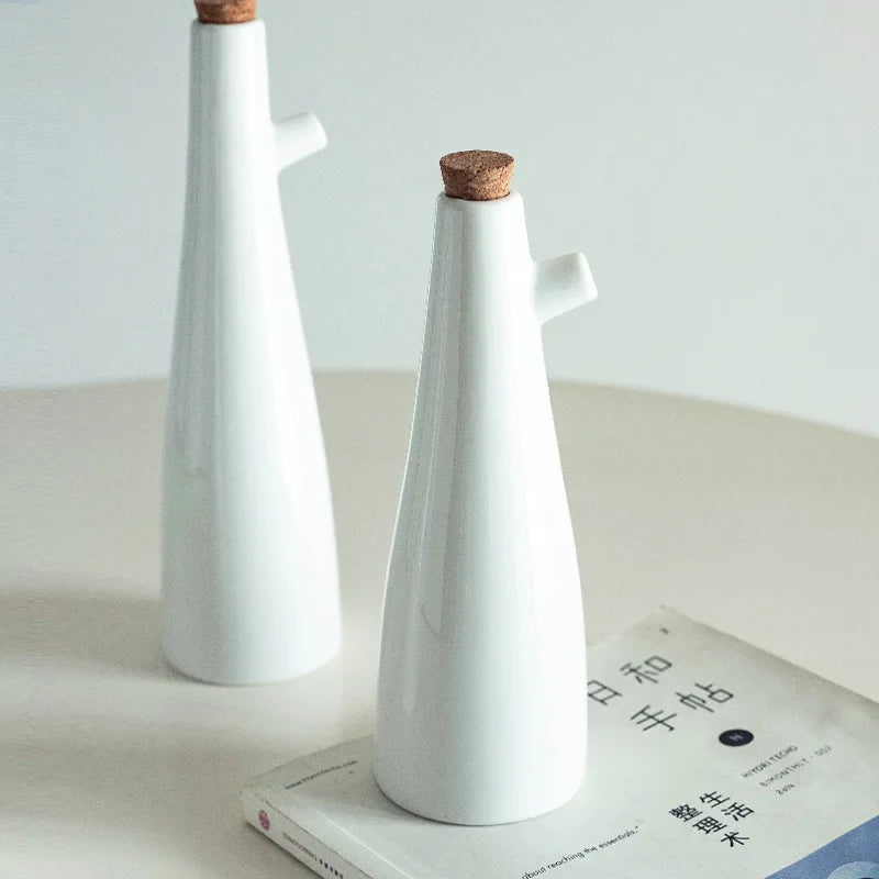 Minimalist Ceramic Condiment Bottle