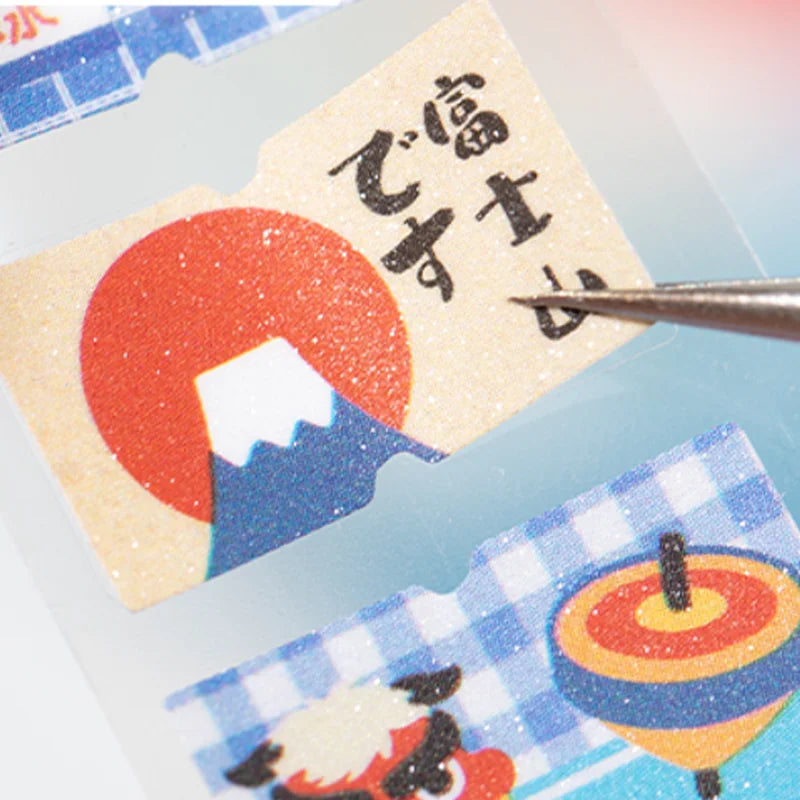 Japanese Culture Themed Sticker Roll