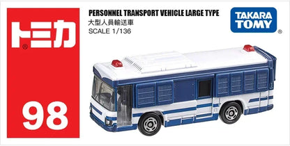 Takara Tomy Tomica Diecast 1/64 Police Car Series Fire Truck Ambulance Vehicle Helicopter Alloy Model Kids Toys Boys