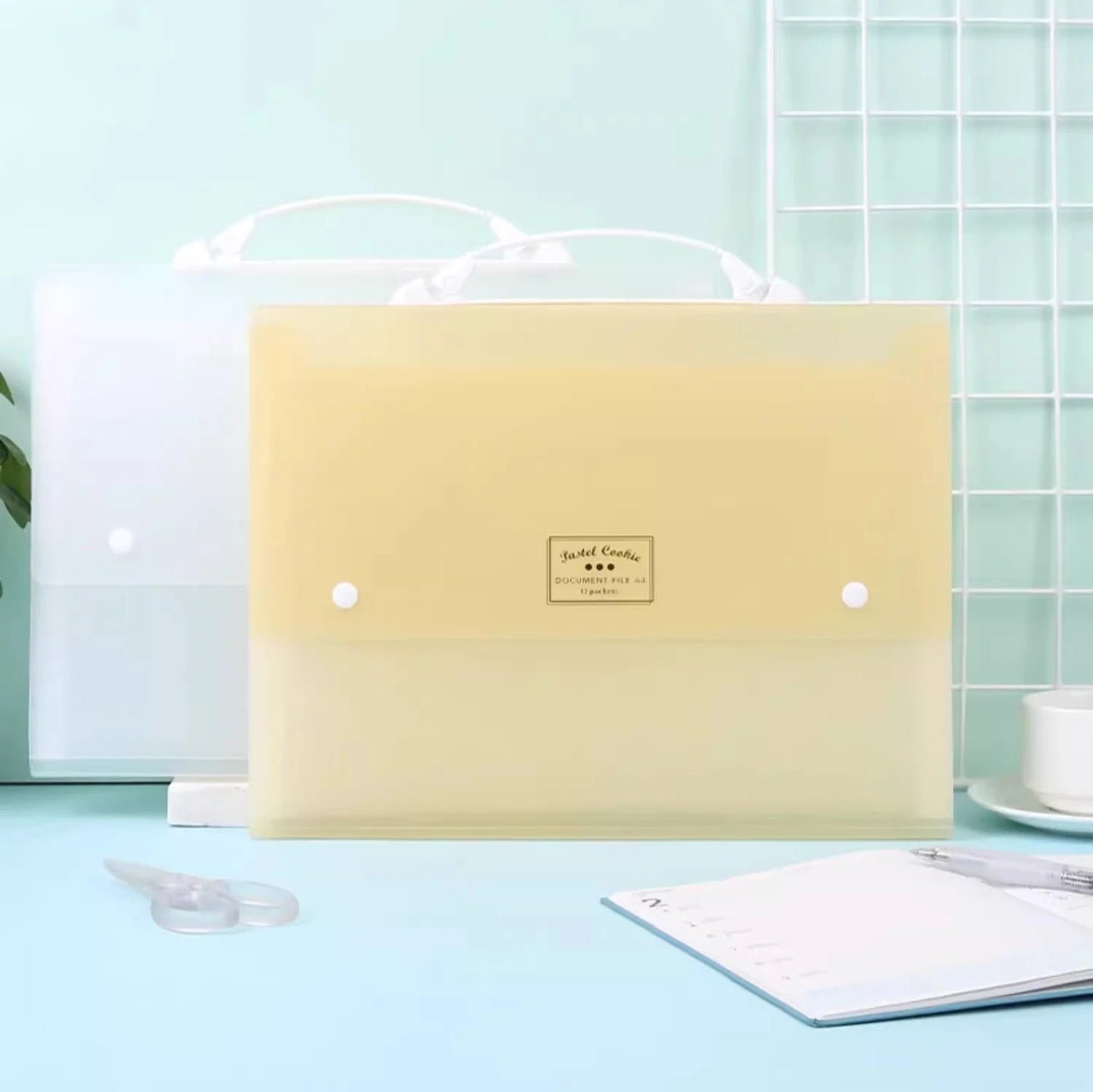 KOKUYO Pastel Cookie 13 Pocket Expanding File Folder