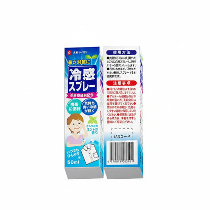 50ml 良質セイカツ (Ryoushitseikatsu) Cooling Spray for Clothes Pack of 2