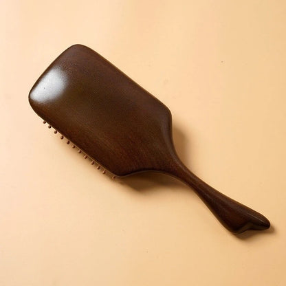 Sandalwood Comb with Air Cushion and Tail End