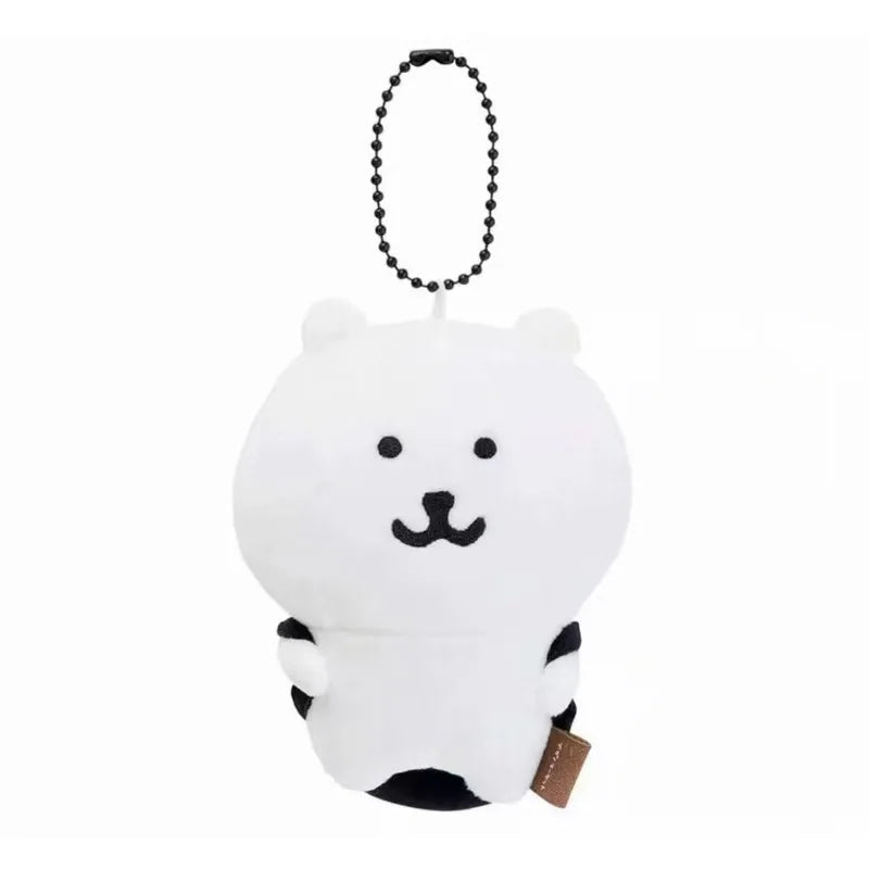 Joke Bear Anime Plush Keychain Cute Polar Bear Bag Pendant Kawaii Soft Stuffed Accessories Animal Toys For Birthday Gift
