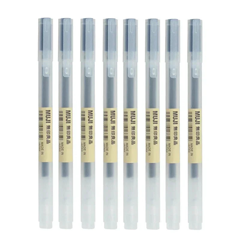 0.38 or .5mm MUJI Gel Pen Set of 6 or 8
