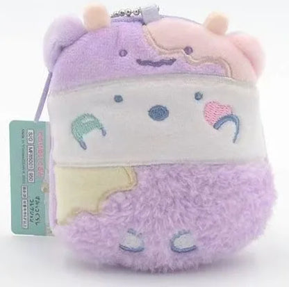 Shirokuma Penguin Tonkatsu Neko Tokage Ebifurai Plush Coin Purse Keychain