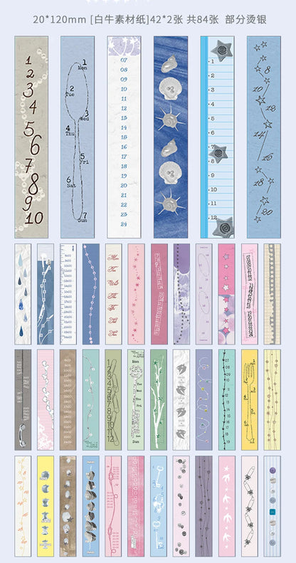 120 Sheet Long Strip Pad of Paper