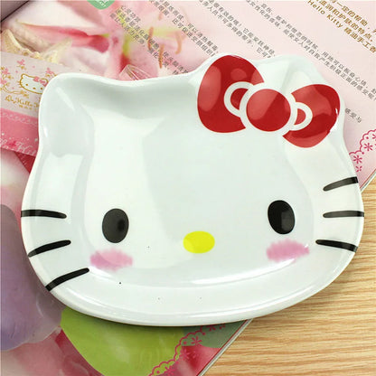 Sanrio and Disney Cartoon Animal Ceramic Snack Plate