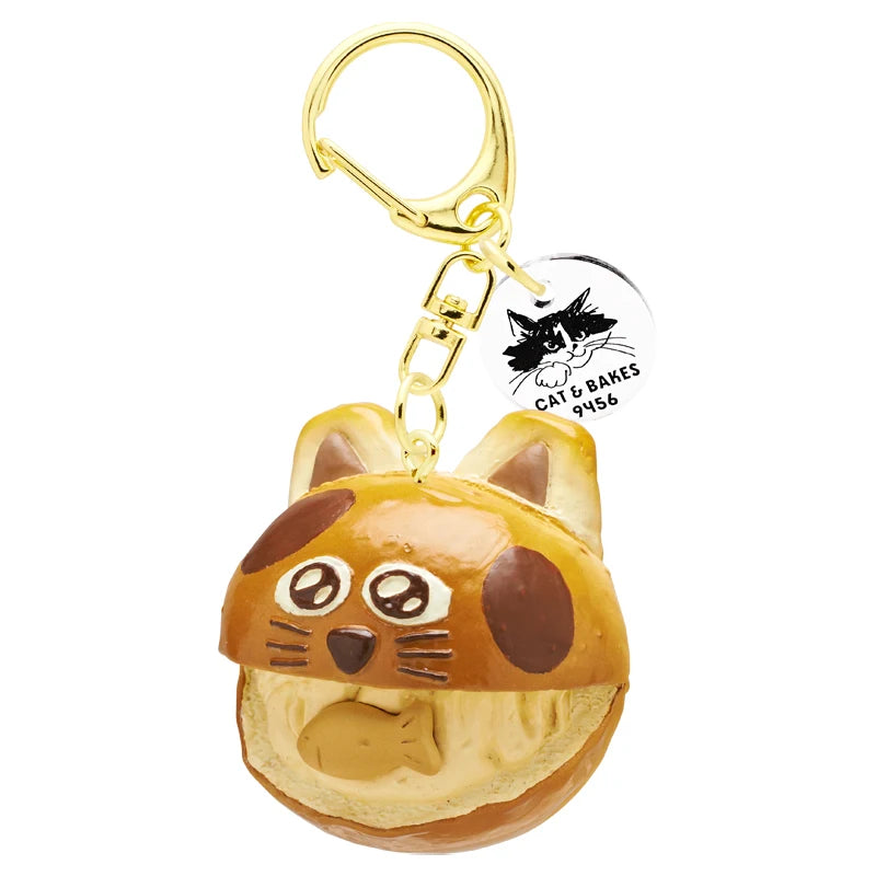 Capsule Foundation Doraneko Bread Mascot Keychain