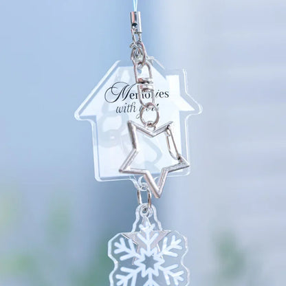 Lighthearted Acrylic Pendant Keychain