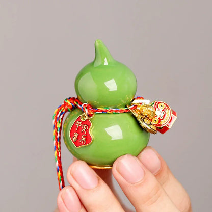 Mini Lucky Ceramic Gourd Ornament