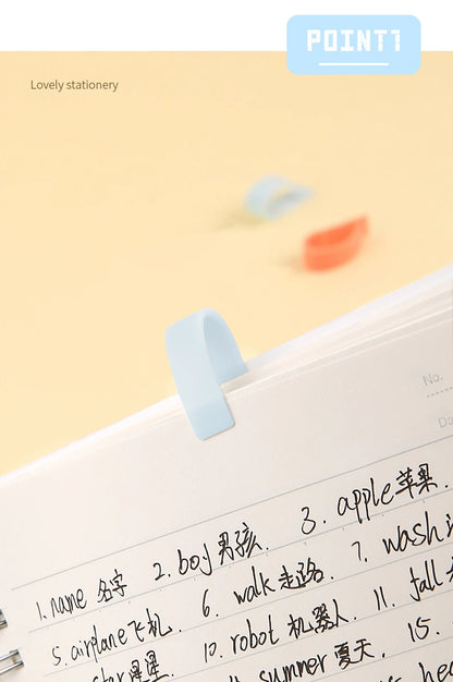 KOKUYO Silicone Novelty Bookmark Set of 6