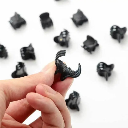 Mini Black Claw Clip Pack of 20