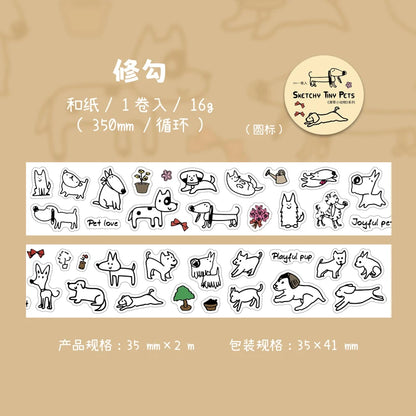 Ketgirl Sketchy Pet Sticker Roll