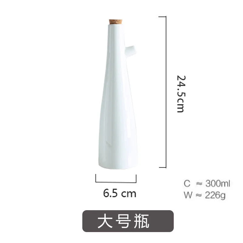 Minimalist Ceramic Condiment Bottle