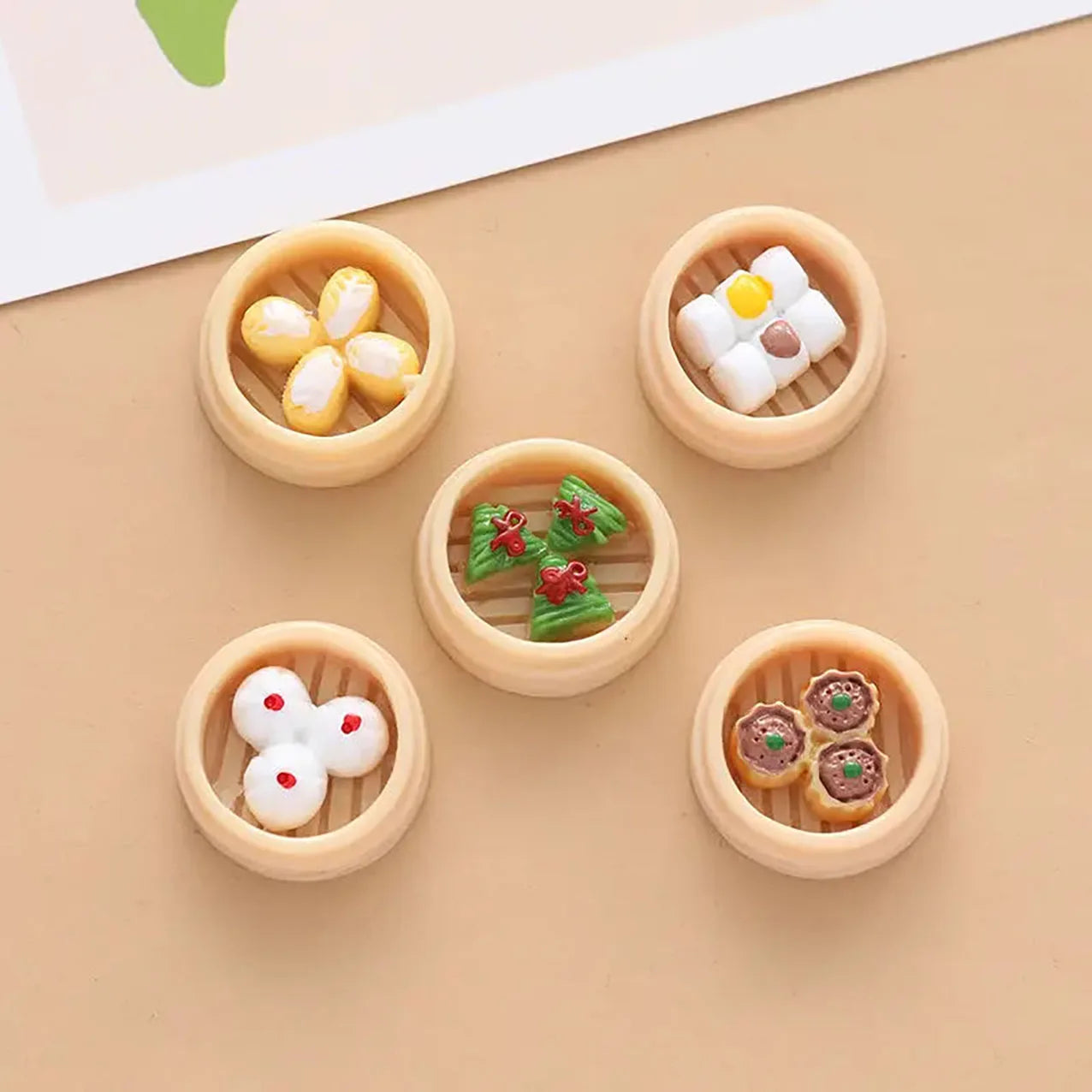 Hong Kong Steamed Cuisine Magnet Set of 5