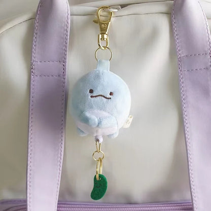 Sumikkogurashi Plush Keychain Cute Penguin Bag Pendant Kawaii Fried Shrimp Soft Stuffed Animal  Accessories For Birthday Gift