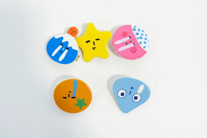 Dumb Faced Cartoon Hairpin
