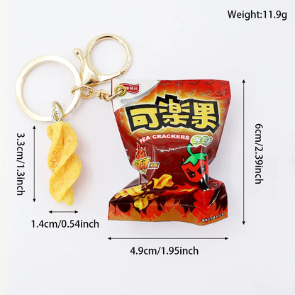 Simulation 可樂果 (Koloko) Bag of Pea Crackers Keychain