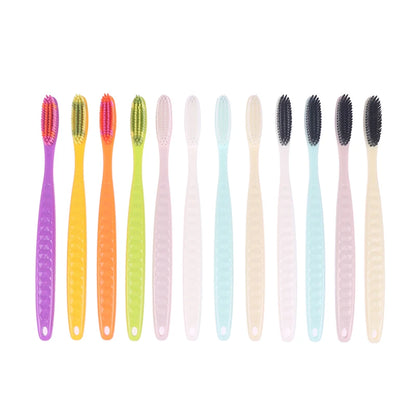 Soft Bristle and Long Handle Toothbrush Pack of 4