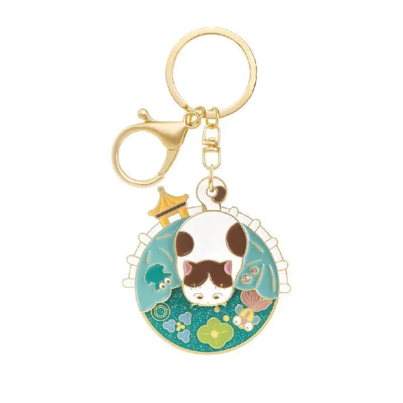故宫淘宝 (Forbidden City Taobao) 360° Turning Palace Cat Keychain