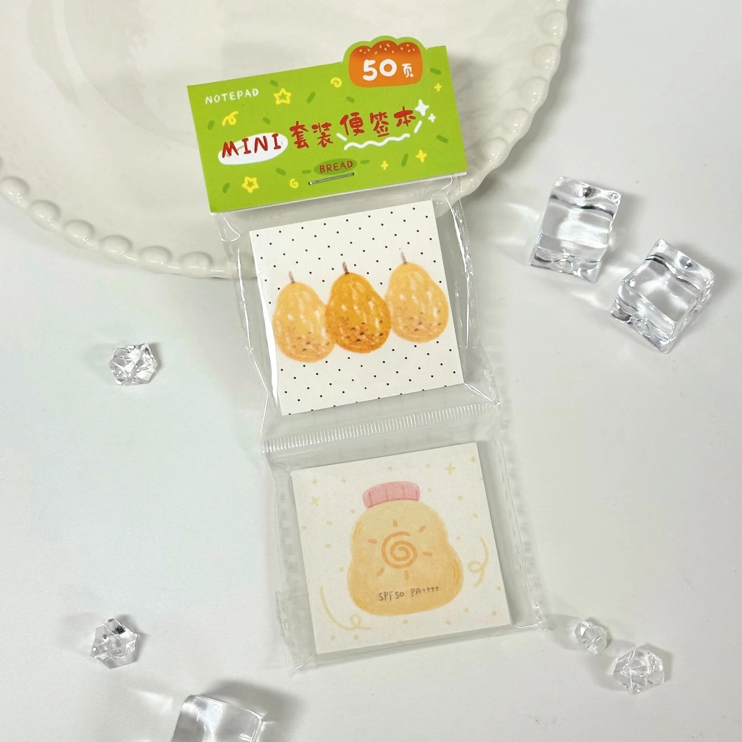 100 Sheet Spring Themed Non-Adhesive Memo Pad Pack of 2