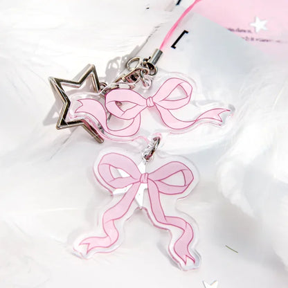 Lighthearted Acrylic Pendant Keychain