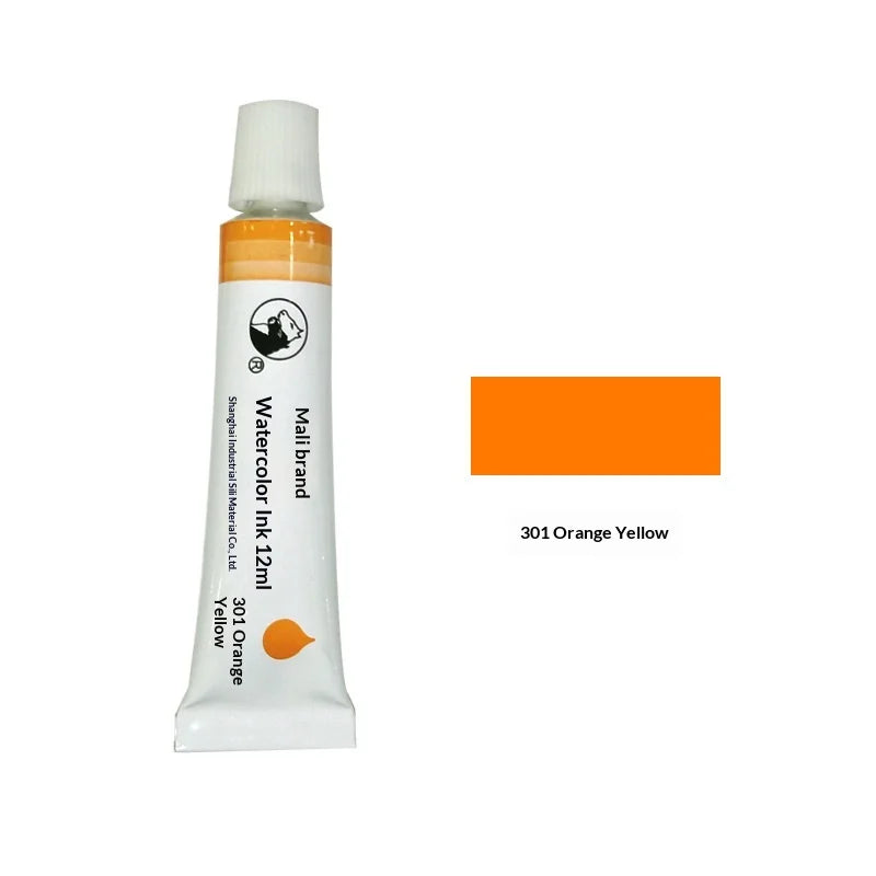 Marie's 36 Colors Watercolor Paint Set 12ml Aluminum Tube Single Refill Pigment for Artist Hand Painting Art Drawing Supplies