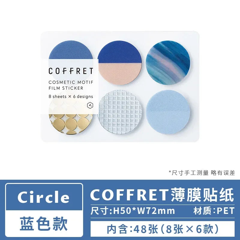Kingjim COFFRET Makeup Palette Inspired Sticker Pack