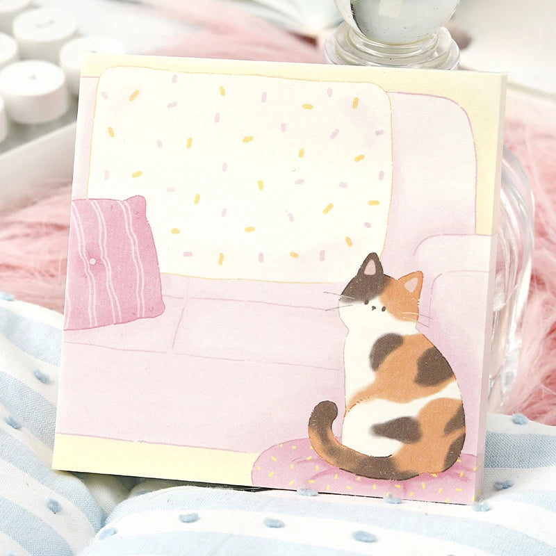 NOTE FOR 100 Sheet “Where are you, kitty?” Memo Pad