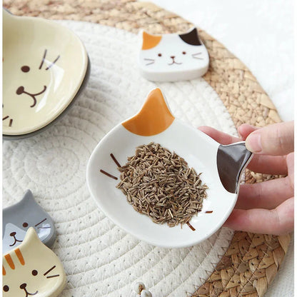Ceramic Cat Dish