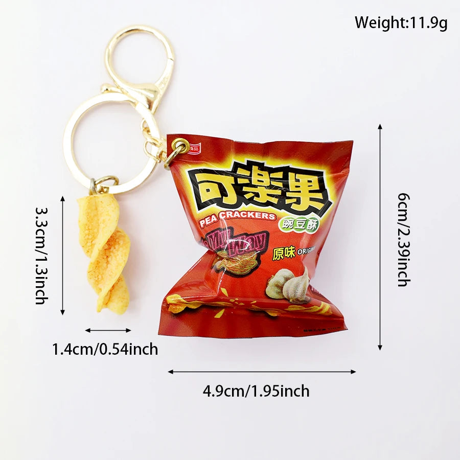 Simulation 可樂果 (Koloko) Bag of Pea Crackers Keychain