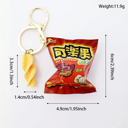 Simulation 可樂果 (Koloko) Bag of Pea Crackers Keychain