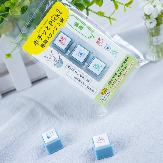 KODOMO NO KAO Mini Stamp Block Set of 3