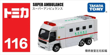 Takara Tomy Tomica Diecast 1/64 Police Car Series Fire Truck Ambulance Vehicle Helicopter Alloy Model Kids Toys Boys