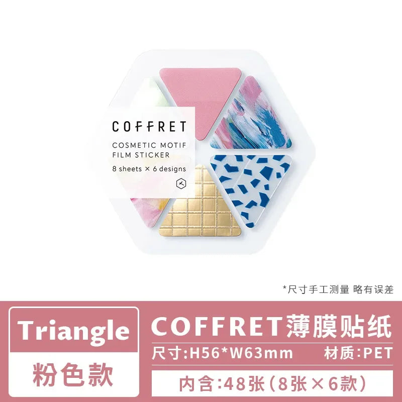 Kingjim COFFRET Makeup Palette Inspired Sticker Pack