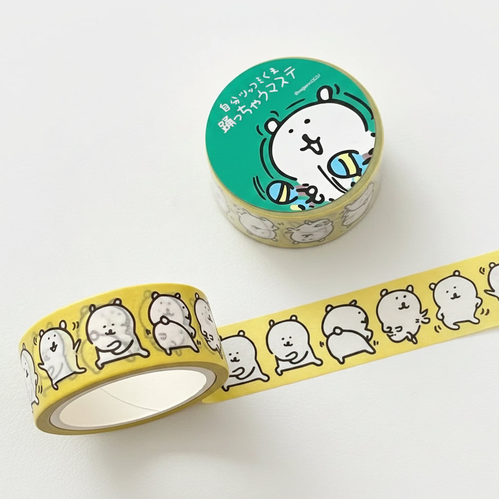 San-X Bear Characters Washi Tape Roll