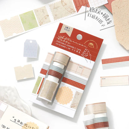 Washi Tape Roll Pack of 3