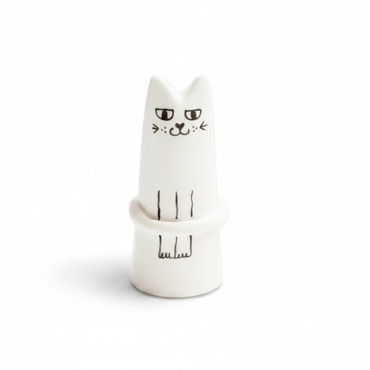 Mildly Ugly Ceramic Kitten Vase
