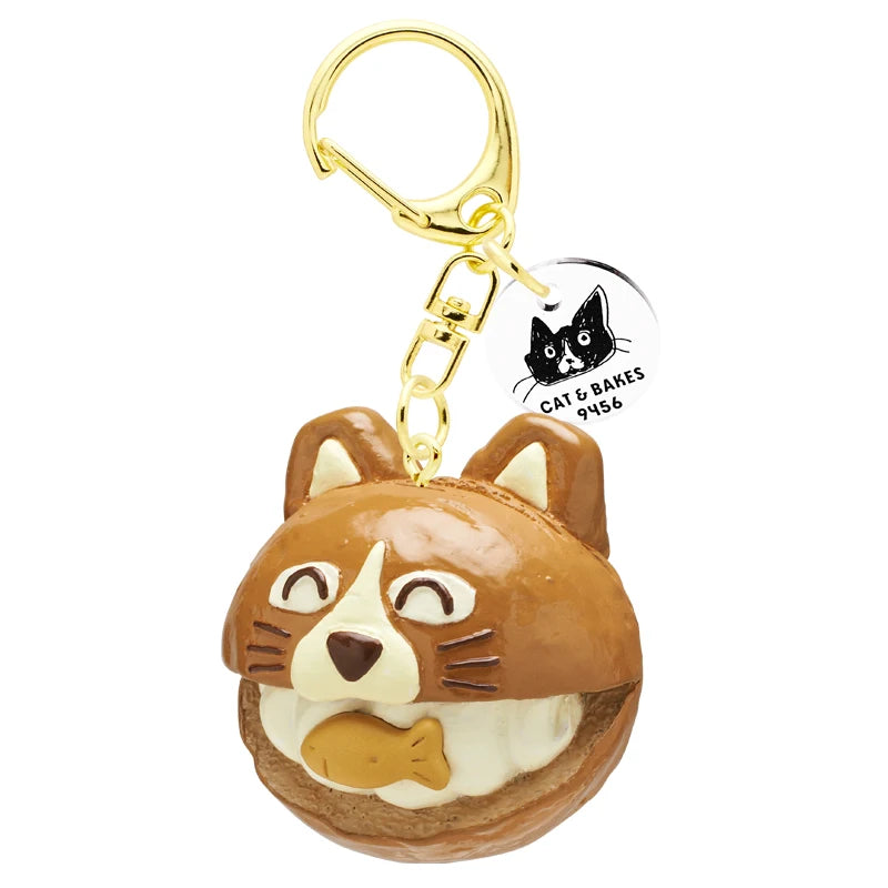 Capsule Foundation Doraneko Bread Mascot Keychain