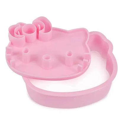 kawaii Hello Kitty Breakfast Sandwich Mold Anime KT Cartoon Bread Biscuit Embosser Cake Tool Diy Making Mold Kitchen Accessories