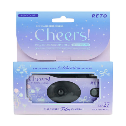 RETO Catcha/Cheers Special Effects Disposable Film Camera with 27 Shots Available