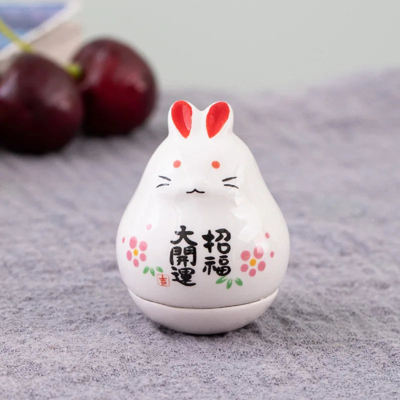 Ceramic Balancing Animal Zodiac Figures