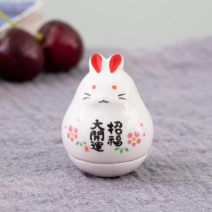 Ceramic Balancing Animal Zodiac Figures