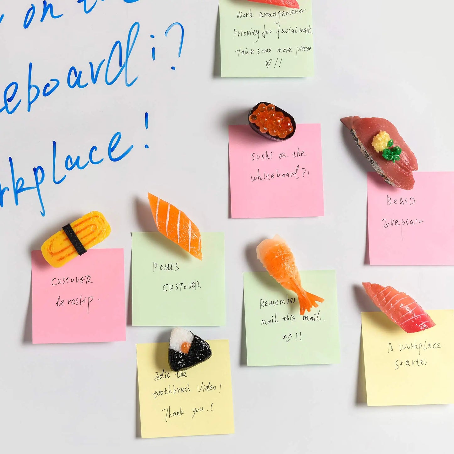 Simulation Sushi Magnet Set of 8